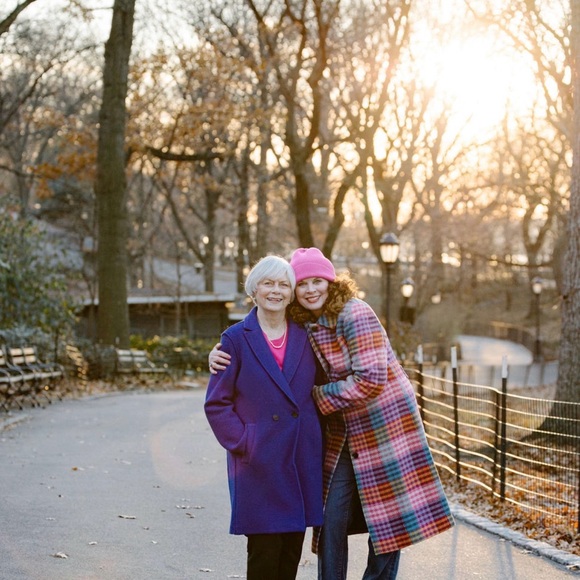 Boden Colorful Plaid Long Coat - Picture 4 of 4